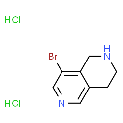 8-溴-1,2,3,4-四氢-2,6-萘啶二盐酸盐图片