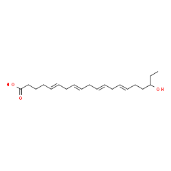 18-hydroxy-5,8,11,14-eicosatetraenoic acid structure