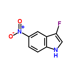 3-Fluoro-5-nitro-1H-indole Structure