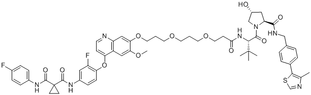 Foretinib-Based PROTAC 7结构式