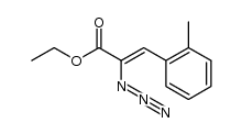 α-Azido-2-methyl-zimtsaeure-ethylester Structure