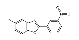 5-methyl-2-(3-nitro-phenyl)-benzooxazole结构式