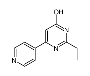 4(1H)-Pyrimidinone,2-ethyl-6-(4-pyridinyl)-(9CI)结构式