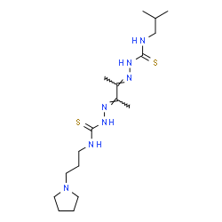 4-(2-Methylpropyl)-4'-[3-(pyrrolidin-1-yl)propyl][1,1'-(1,2-dimethyl-1,2-ethanediylidene)bisthiosemicarbazide] picture