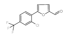 5-(2-CHLORO-4-(TRIFLUOROMETHYL)PHENYL)FURAN-2-CARBALDEHYDE picture