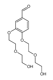 3,4-bis[2-(2-hydroxyethoxy)ethoxy]benzaldehyde Structure