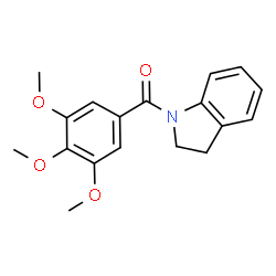 indolin-1-yl(3,4,5-trimethoxyphenyl)methanone Structure