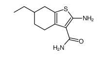 2-amino-6-ethyl-4,5,6,7-tetrahydro-benzo[b]thiophene-3-carboxylic acid amide picture