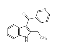 (2-ethyl-1H-indol-3-yl)-pyridin-3-yl-methanone structure