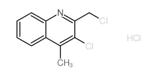 3-氯-2-氯甲基-4-甲基喹啉盐酸盐结构式