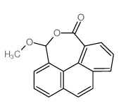 6-methoxy-6H-phenanthro[4,5-cde]oxepin-4-one Structure