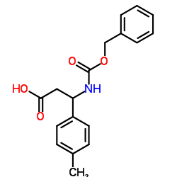 3-(((Benzyloxy)carbonyl)amino)-3-(p-tolyl)propanoic acid picture