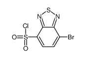 4-bromo-2,1,3-benzothiadiazole-7-sulfonyl chloride Structure