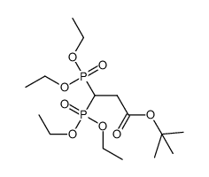 tetraethyl 2-tert-butoxycarbonylethylene-1,1-bisphosphonate结构式