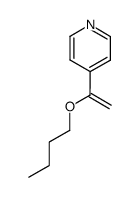 4-(1-butoxyvinyl)pyridine Structure