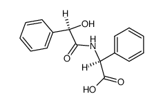 (S)-D-mandeloylamino-phenyl-acetic acid Structure