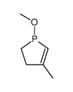 1-Methoxy-3-methyl-2-phospholene结构式