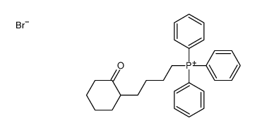 4-(2-oxocyclohexyl)butyl-triphenylphosphanium,bromide Structure