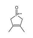 3,4-dimethyl-2,5-dihydrophosphol-1-ium 1-oxide Structure