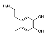 4-(2-aminoethyl)-5-methylbenzene-1,2-diol Structure