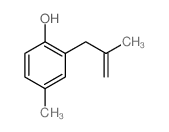 Phenol,4-methyl-2-(2-methyl-2-propen-1-yl)-结构式