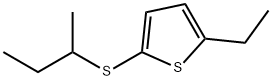 2-Ethyl-5-[(1-methylpropyl)thio]thiophene Structure