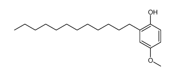 Methyl-(4-hydroxy-3-dodecyl-phenyl)-aether结构式