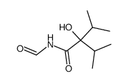 N-Formyl-2-hydroxy-3-methyl-2-(1-methylethyl)butanamide Structure