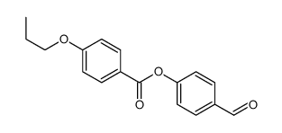 (4-formylphenyl) 4-propoxybenzoate Structure