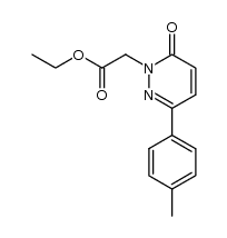 ethyl 2-(6-oxo-3-p-tolylpyridazin-1(6H)-yl)acetate Structure