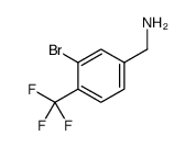 (3-Bromo-4-(Trifluoromethyl)Phenyl)Methanamine Structure