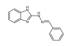 N-(1H-benzimidazol-2-yl)-N'-benzylidenehydrazine Structure