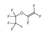 trifluoro(1,1,2,2-tetrafluoro-2-iodoethoxy)ethylene structure