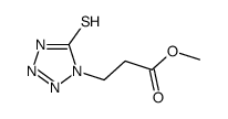 methyl 3-(5-sulfanylidene-2H-tetrazol-1-yl)propanoate结构式