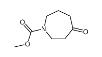 1H-Azepine-1-carboxylic acid, hexahydro-4-oxo-, Methyl ester结构式