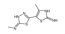 5-(2-amino-4-methyl-1,3-thiazol-5-yl)-N-methyl-1,3,4-thiadiazol-2-amine图片