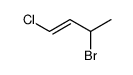 (E)-3-bromo-1-chlorobut-1-ene Structure