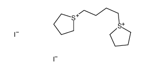 1-[4-(thiolan-1-ium-1-yl)butyl]thiolan-1-ium,diiodide结构式