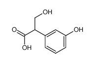 (R,S)-3-Hydroxy-2-(3-hydroxyphenyl)propionic Acid Structure