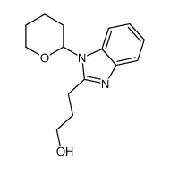 3-[1-(oxan-2-yl)benzimidazol-2-yl]propan-1-ol Structure