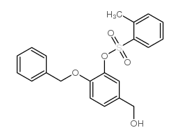 4-(Benzyloxy)-3-hydroxybenzyl Alcohol 3-p-Toluenesulfonate structure