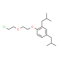 [2-(2-chloroethoxy)ethoxy]bis(2-methylpropyl)benzene结构式