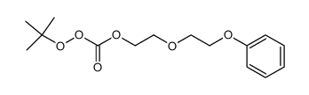 OO-tert-butyl phenoxyethoxyethyl monoperoxycarbonate Structure