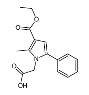 2-(3-ethoxycarbonyl-2-methyl-5-phenylpyrrol-1-yl)acetic acid picture