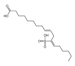 (9Z,12Z)-12-sulfooctadeca-9,12-dienoic acid Structure