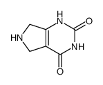 6,7-Dihydro-5H-pyrrolo[3,4-d]pyrimidine-2,4-diol structure