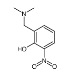 2-((DIMETHYLAMINO)METHYL)-6-NITROPHENOL结构式