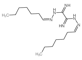 N1,N2-bis(heptylideneamino)ethanediimidamide结构式