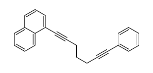 1-(7-phenylhepta-1,6-diynyl)naphthalene Structure