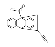 9-Nitro-11-cyano-9,10-dihydro-9,10-ethano-anthracen结构式